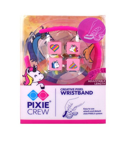 PIXIE CREW BRANSOLETKA SILIKONOWA RÓŻOWA UNICORNS
