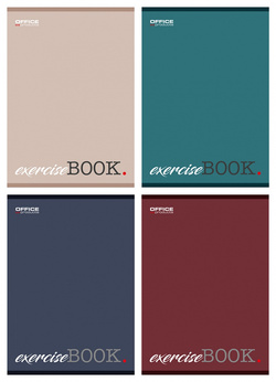 ZESZYT A5 KRATKA 96 KARTEK SZKOLNY LAMINOWANA OKŁADKA OFFICE PRODUCTS