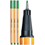 CIENKOPIS ZIELONY DO RYSOWANIA SZKICOWANIA POINT 88 0,4 mm STABILO - 3 szt.