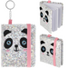 NOTES NOTESIK CEKINOWY BRELOK MINI PAMIĘTNIK PANDA 8 x 6 cm STARPAK