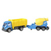 MATCHBOX CIĘŻARÓWKA Z BETONIARKĄ BUDOWA PRZYCZEPA FIGURKI AUTO HITCH HAUL