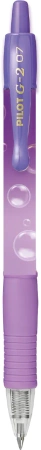 DŁUGOPIS AUTOMATYCZNY ERGONOMICZNY ŻELOWY FIOLETOWY G2 BUBBLE PILOT