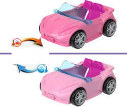 BARBIE LALECZKA W KABRIOLECIE SAMOCHÓD AUTKO ZMIENIA KOLOR MATTEL