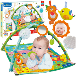 MATA DLA DZIECI EDUKACYJNA GIMNASTYCZNA AKTYWIZUJĄCA Z ZABAWKAMI CLEMENTONI