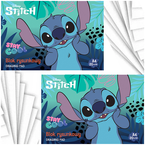 BLOK RYSUNKOWY A4 BIAŁY 20K STITCH SZKOLNY NA PLASTYKĘ ST. MAJEWSKI - 2 szt