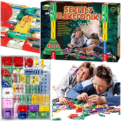 SEKRETY ELEKTRONIKI 1200 EKSPERYMENTÓW DOŚWIADCZEŃ XXL EDUKACYJNE DROMADER