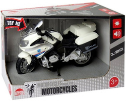 MOTOCYKL POLICYJNY MOTOR ŚWIATŁO DŹWIĘK - POLICJA