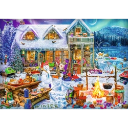 PUZZLE 1000 ZIMOWY CZAS ŚWIĘTA ZIMA BOŻE NARODZENIE UKŁADANKA TREFL 10948