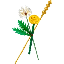 LEGO BOTANICALS KWIATY POLNE MLECZ DMUCHAWIEC KŁOS PSZENICY 77 EL. 30701