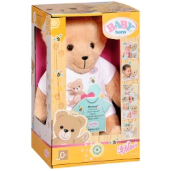 BABY BORN MIŚ PLUSZOWY NIEDŹWIADEK MASKOTKA PRZYTULANKA Z NAJLEJKAMI ALBUM