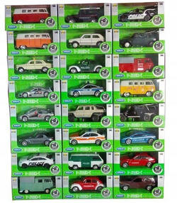 SAMOCHÓD WELLY 1:34 FORD TRANSIT CONNECT ŻÓŁTY