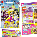 LEGO FRIENDS NR.1/2 GAZETKI 2 MAGAZYNY + 2 DODATKI DO ZBUDOWANIA KLOCKI