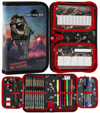 PIÓRNIK DWUKLAPKOWY Z WYPOSAŻENIEM DINOZAUR T-REX DERFORM