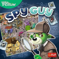 GRA PLANSZOWA SPY GUY RODZINNA TREFLIKI MAŁY DETEKTYW KLEPSYDRA TREFL 02298
