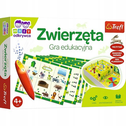 GRA PLANSZOWA EDUKACYJNA ZWIERZĘTA MAGICZNY OŁÓWEK TREFL 02111