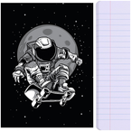 ZESZYT A5 LINIA 60 KARTEK SZKOLNY LAMINOWANA OKŁADKA SKATE KOSMOS GIMBOO