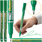 CIENKOPIS FOLIOPIS MARKER PERMANENTNY 0,6mm PENTEL NF450 ZIELONY - 2 szt.