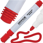 MARKER SUCHOŚCIERALNY OFFICE PRODUCTS CZERWONY DO BIAŁYCH TABLIC OKRĄGŁY
