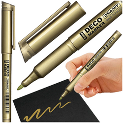 MARKER WODOODPORNY GRANIT M850 DECO ZŁOTY DEKORACYJNY ARTYSTYCZNY 