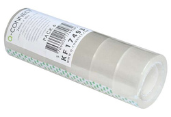 TAŚMA BIUROWA Q-CONNECT KLEJĄCA 24 MM x 20 METRÓW - 6 SZTUK