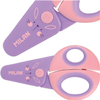 NOŻYCZKI PLASTIKOWE DLA DZIECI FUNNY BEZPIECZNE KRÓLICZEK 12cm MILAN