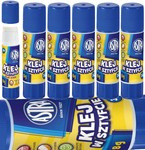 KLEJ W SZTYFCIE SZKOLNY BIUROWY ZMYWALNY BEZBARWNY MOCNY 8g ASTRA - 5 szt.