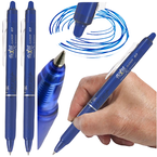 DŁUGOPIS ŚCIERALNY PIÓRO KULKOWE PILOT FRIXION CLICKER 0.7mm NIEB. - 2 szt.