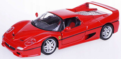 SAMOCHÓD BBURAGO 1/24 - FERRARI F50 CZERWONY