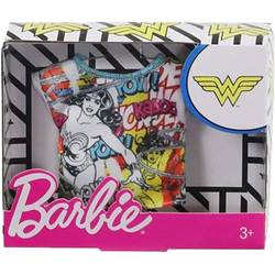 UBRANKO BIAŁY TOP WONDER WOMAN BARBIE MATTEL