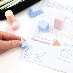 MODELE 3D FIGUR GEOMETRYCZNYCH KIDEA EDUKACYJNE BRYŁY PASTELOWE 8 FIGUR