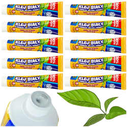 KLEJ SZKOLNY BIAŁY W TUBIE 45ml O ZAPACHU ZIELONEJ HERBATY ASTRA - 10 sztuk