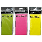 KARTECZKI SAMOPRZYLEPNE PAMIĘTAJ Z MAGNESEM 75x150mm 51K NEON - 3 sztuki