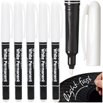 MARKER PISAK FLAMASTER PERMANENTY OKRĄGŁY BIAŁY 1,2mm CENTROPEN - 5 szt.