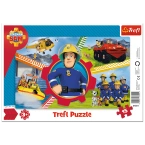PUZZLE RAMKOWE 15 STRAŻAK SAM DZIEŃ STRAŻAKA SAMA UKŁADANKA 31351 TREFL