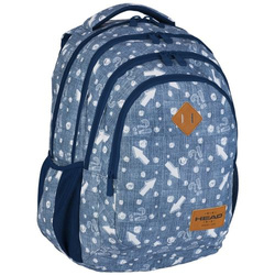 2w1 PLECAK HEAD HD-345 I PIÓRNIK STRZAŁKI JEANS