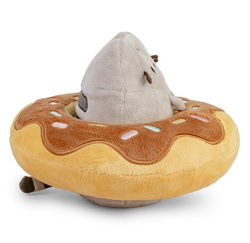 MASKOTKA KOTEK PUSHEEN SIEDZĄCY I CZEKOLADOWY  DONUT 13 x 21 CM ORYGINALNA