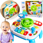 STOLIK EDUKACYJNY MAŁEGO KIEROWCY MUZYCZNY INTERAKTYWNY ŚWIATŁO DŹWIĘK