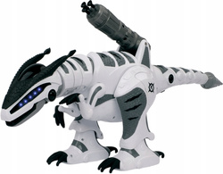 DINOZAUR T-REX ZDALNIE STEROWANY NA PILOT ROBOT 60cm CHODZI STRZELA MÓWI