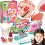 ZESTAW KREATYWNY LAKIERY DO PAZNOKCI ZESTAW MINI NAUKOWA ZABAWA CLEMENTONI