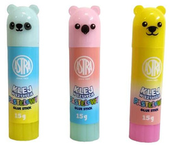 KLEJ W SZTYFCIE ASTRA SZKOLNY 15g PASTELOWE ZWIERZĄTKA MOCNY - 2 szt.