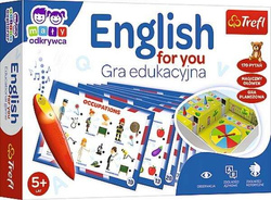 GRA PLANSZOWA EDUKACYJNA ENGLISH FOR YOU MAGICZNY OŁÓWEK TREFL 02113