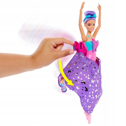 LALKA BARBIE WRÓŻKA MOTYLEK BALETNICA 2w1 RUCHOME SKRZYDŁA AKCESORIA MATTEL