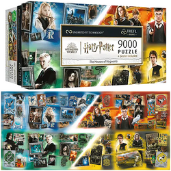 PUZZLE 9000 ELEMENTÓW HARRY POTTER HOUSE OF HOGWARTS PREMIUM 81023 TREFL