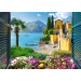 PUZZLE 1000 ELEMENTÓW WIDOK NA JEZIORO COMO UKŁADANKA - TREFL 10951