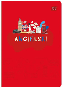 ZESZYT A5 ANGIELSKI W KRATKĘ 60 K PRZEDMIOTOWY ZE ŚCIĄGĄ INTERDRUK