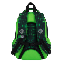 PLECAK SZKOLNY MŁODZIEŻOWY ST.RIGHT MAJEWSKI BP-26 DLA GRACZA NEON PAD GAME