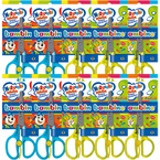 NOŻYCZKI BAMBINO Z ODBOJNIKIEM DLA PRAWORĘCZNYCH MAJEWSKI SZKOLNE - 10 szt.