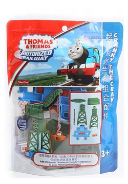 TOMEK I PRZYJACIELE DŹWIG KOLEJKA MOTORIZED RAILWAY FISHER-PRICE