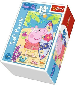 PUZZLE 54 ELEMENTY MINI ŚWINKA PEPPA UKŁADANKA DLA DZIECI 19626 TREFL