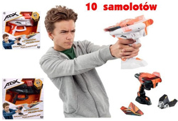 WYRZUTNIA SAMOLOTÓW SKY PLANES PISTOLET + SAMOLOTY